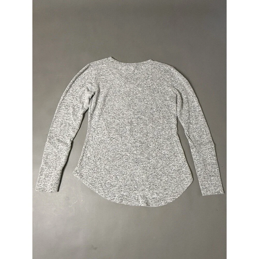 Philadelphia Eagles NFL Team Apparel Women’s Long Sleeve Shirt Grey Heather M